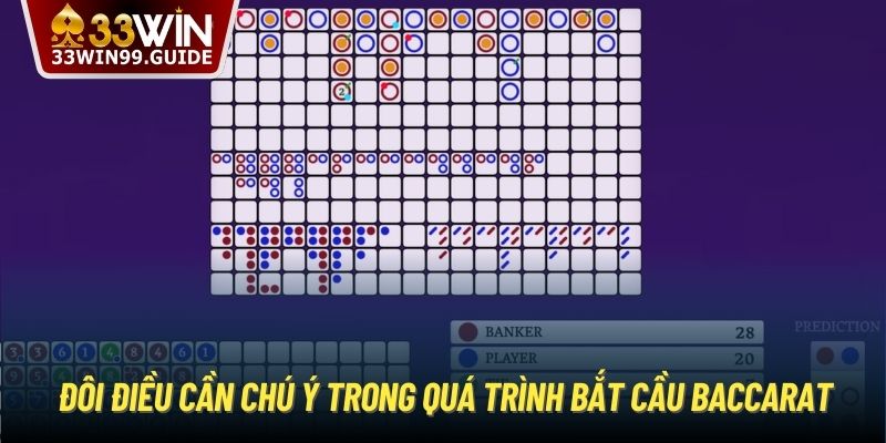 Đôi điều cần chú ý trong quá trình bắt cầu Baccarat